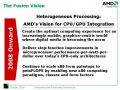 Fusion: AMDs Vision für die neue Technik