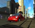 VW Beetle in Raytracing-Stadt