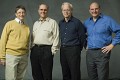 Bill Gates (links), Craig Mundie, Ray Ozzie und Steve Ballmer