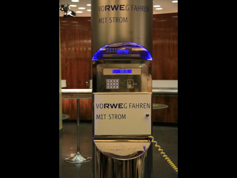 Modell einer Ladestation (Foto: wp)