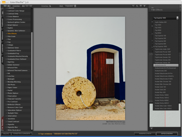 Nik Software Color Efex Pro (Foto: Andreas Donath)