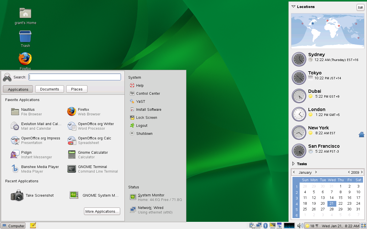 SUSE Linux 11. OPENSUSE Linux desktop. SUSE Linux Enterprise desktop. SUSE Linux Enterprise desktop 11.