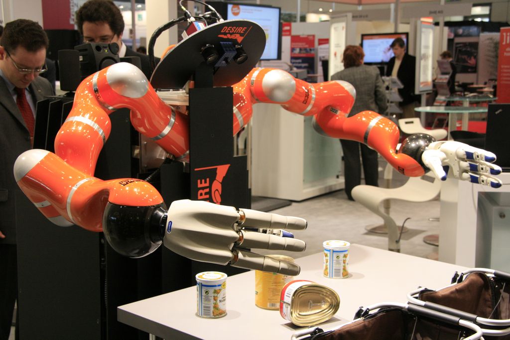Der Demonstrationsroboter der Deutschen Servicerobotik Initiative (Desire) (Foto: wp)