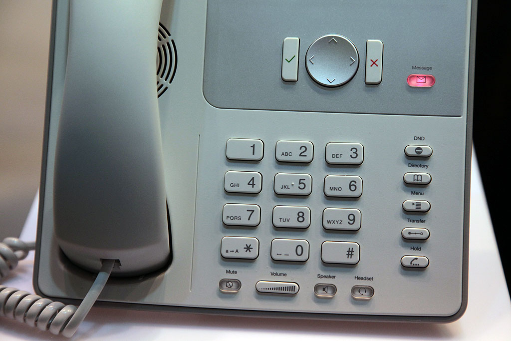 Snom 870 - Prototyp auf der Cebit 2009 (Foto: ck)