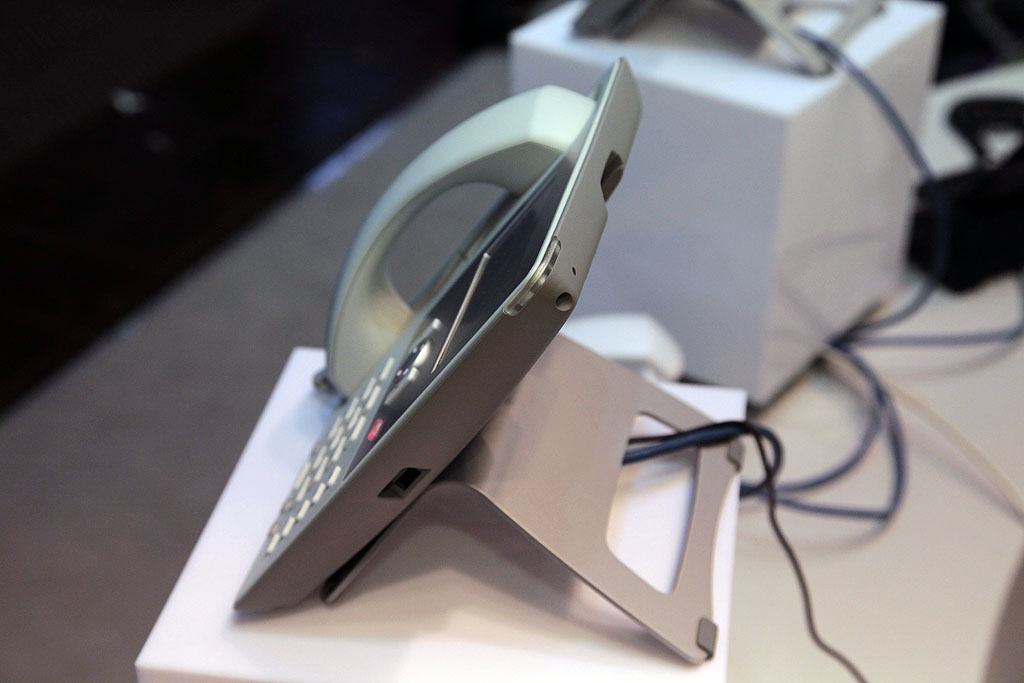 Snom 870 - Prototyp auf der Cebit 2009 (Foto: ck)