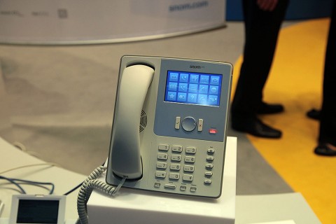 Snom 870 - Prototyp auf der Cebit 2009 (Foto: ck)
