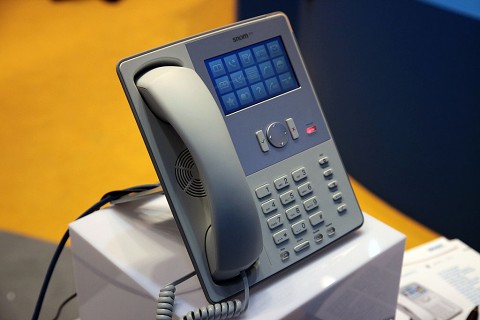 Snom 870 - Prototyp auf der Cebit 2009 (Foto: ck)
