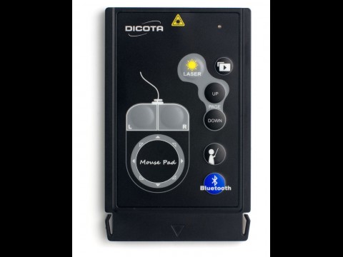 Dicota BluePoint - Präsentationsmaus mit Bluetooth, Touchpad und Laserpointer