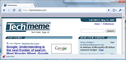 Chrome - Google-Reader-Erweiterung