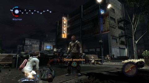 Als Superheld hilft Cole den B&uuml;rgern.