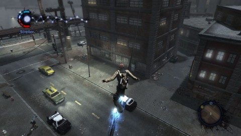 Cole kann auf Drahtseilen balancieren.