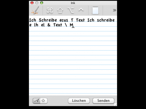 "Ich schreibe einen Text" - nur mit &Uuml;bung gelingt es, brauchbare Ergebnisse zu erzielen.