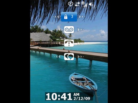 Windows Mobile 6.5 - neuer Startbildschirm