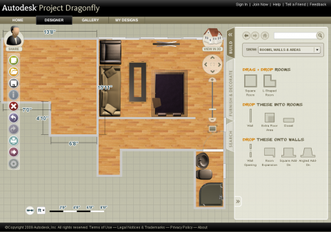 Autodesk Project Dragonfly - Grundriss 