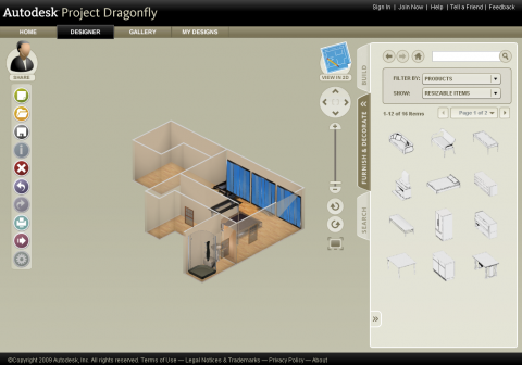 Autodesk Project Dragonfly - 3D-Ansicht