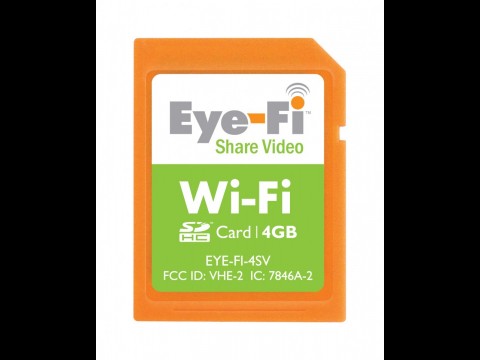 Eye-Fi Share Video 4 GByte - SDHC-Speicherkarte mit WLAN l&auml;dt Fotos und Videos automatisch zu Foto- und Video-Sharing-Diensten.