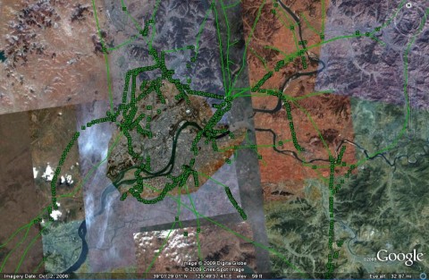 ... oder das Stromnetz des abgeschotteten Landes. (Screenshot: North Korea Uncovered).