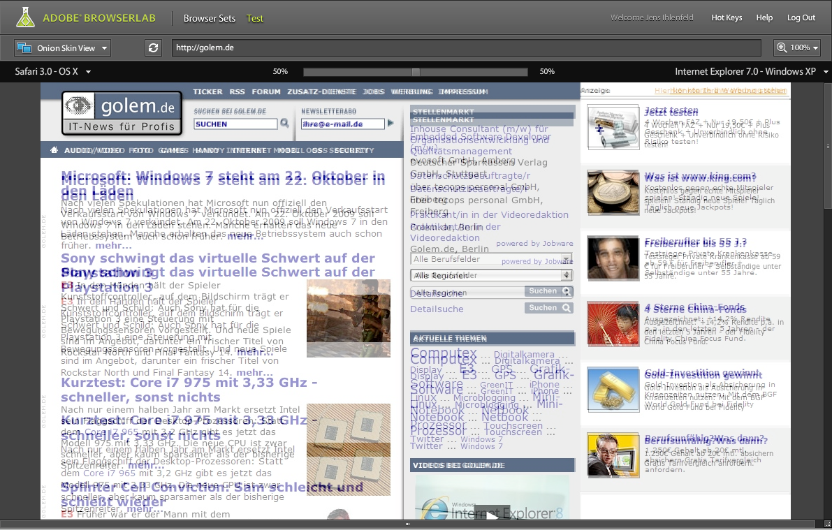 Adobe BrowserLab