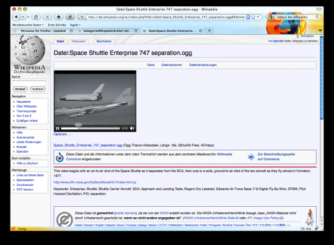 Firefox 3.5 - Videos in Wikipedia
