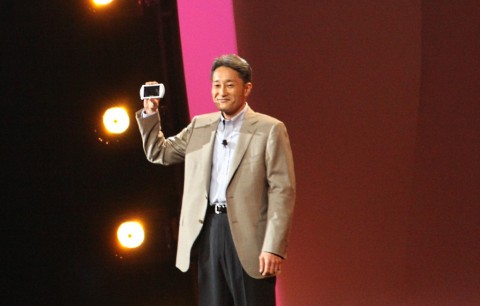 Kaz Hirai präsentierte die PSP Go.