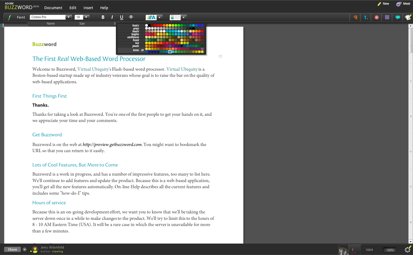 Acrobat.com - Buzzword