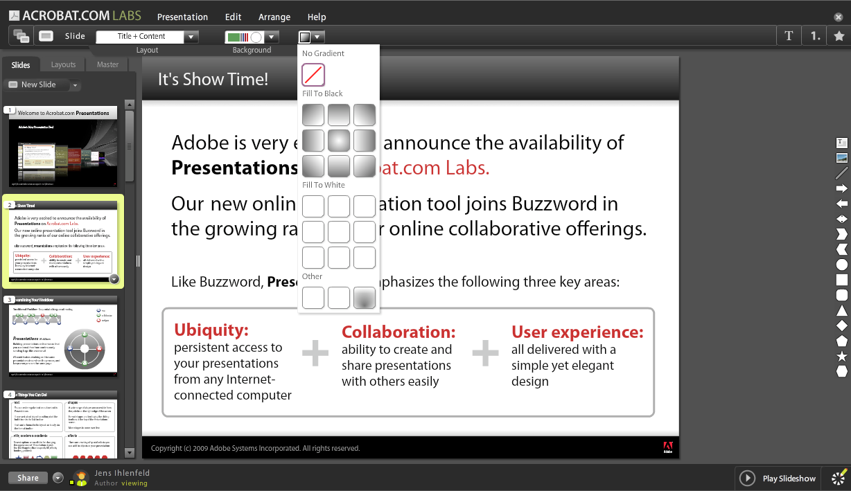 Acrobat.com - Presentations