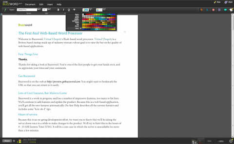 Acrobat.com - Buzzword