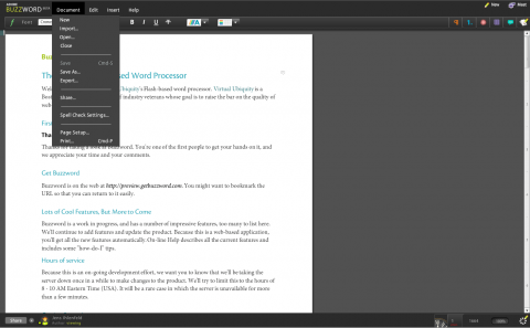 Acrobat.com - Buzzword