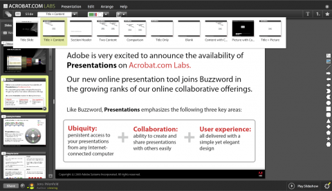 Acrobat.com - Presentations