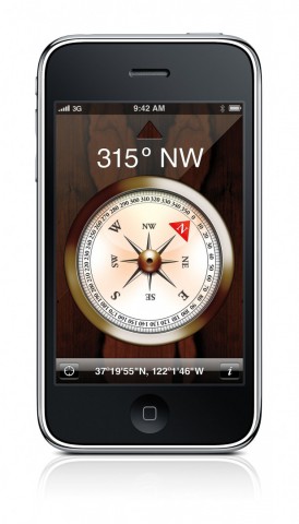 iPhone 3G S mit Kompass