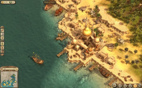 Im Orient kommt ein eigenes Grafikset zum Einsatz.