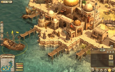 Im Orient kommt ein eigenes Grafikset zum Einsatz.