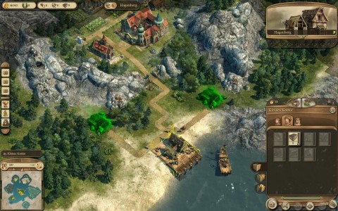 Ein Kloster im Hinterland geh&ouml;rt manchmal zur Handlung.