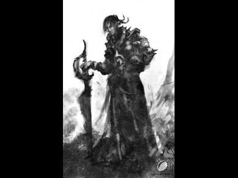 Durian - Konzeptzeichnung der Heldin des dritten Blender-Films