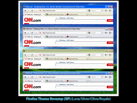 Mockups von Firefox 3.7 f&uuml;r Windows als Diskussionsgrundlage (Windows XP)