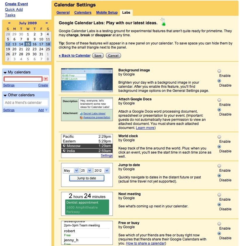 Google Kalender mit neuen Funktionen Golem.de