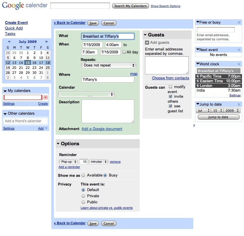 Google Kalender mit neuen Funktionen Golem.de