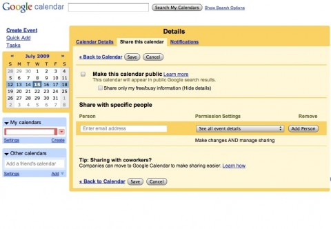 Google Kalender Labs
