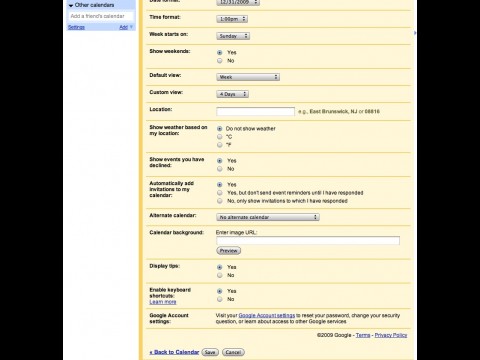 Google Kalender Labs