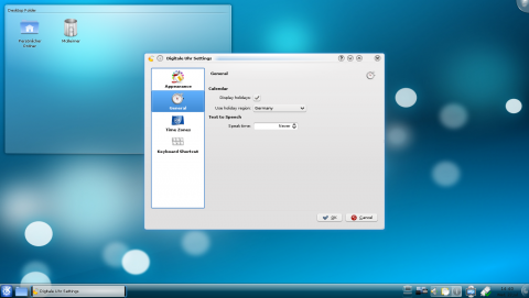 L&auml;ndereinstellung im Kalender