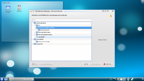 Policykit unter KDE 4.3