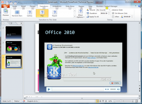 Office 2010 Technical Preview: Powerpoint 2010