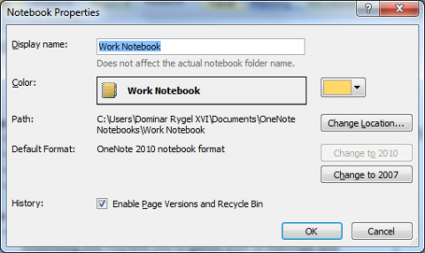 Office 2010 Technical Preview: Onenote-Dateiformate