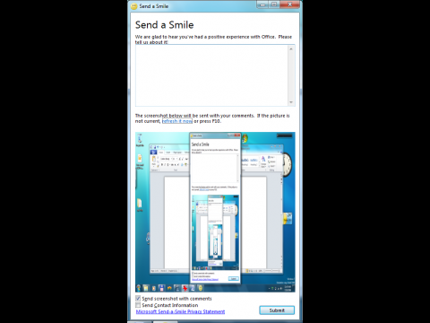Office 2010 Technical Preview: So sammelt Microsoft R&uuml;ckmeldungen.
