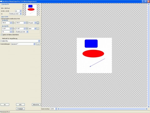 Original in 100 Prozent Darstellung