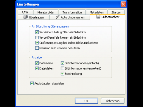 Picmeta Systems PIE - Konfigurationsmen&uuml;
