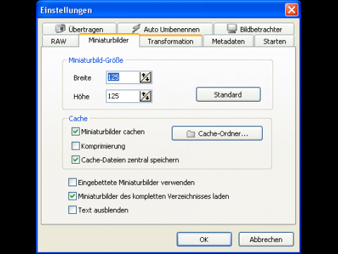 Picmeta Systems PIE - Konfigurationsmen&uuml;