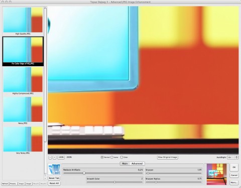 Topaz Labs DeJPEG 3.0 nachher (gering komprimiertes JPEG, Farbsaumreparatur)