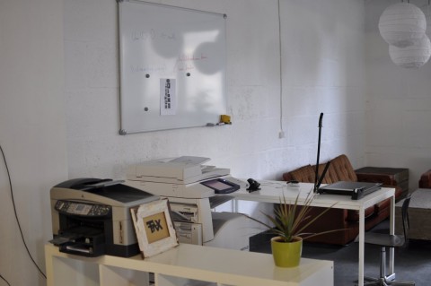 Technisch gut ausgestattet mit einem Kopierer ...