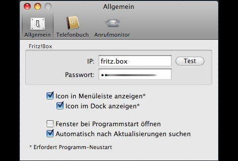 Frizzix - Konfiguration